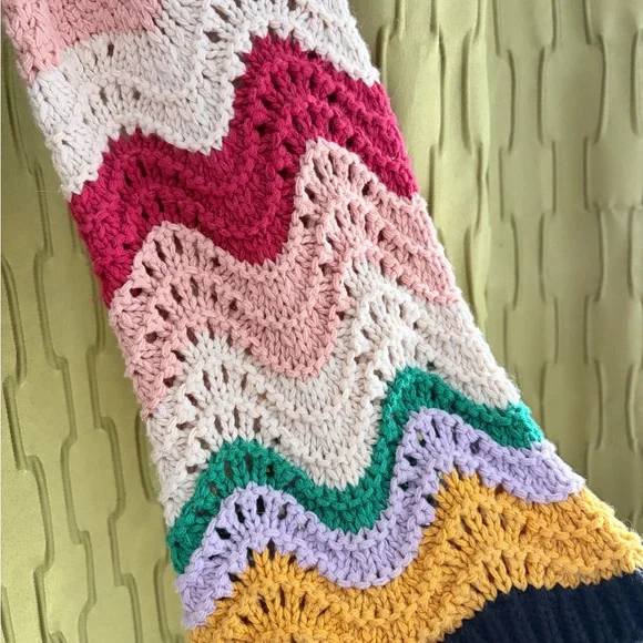 Alice + Olivia Multicolor Striped Sweater - Picture 3 of 4